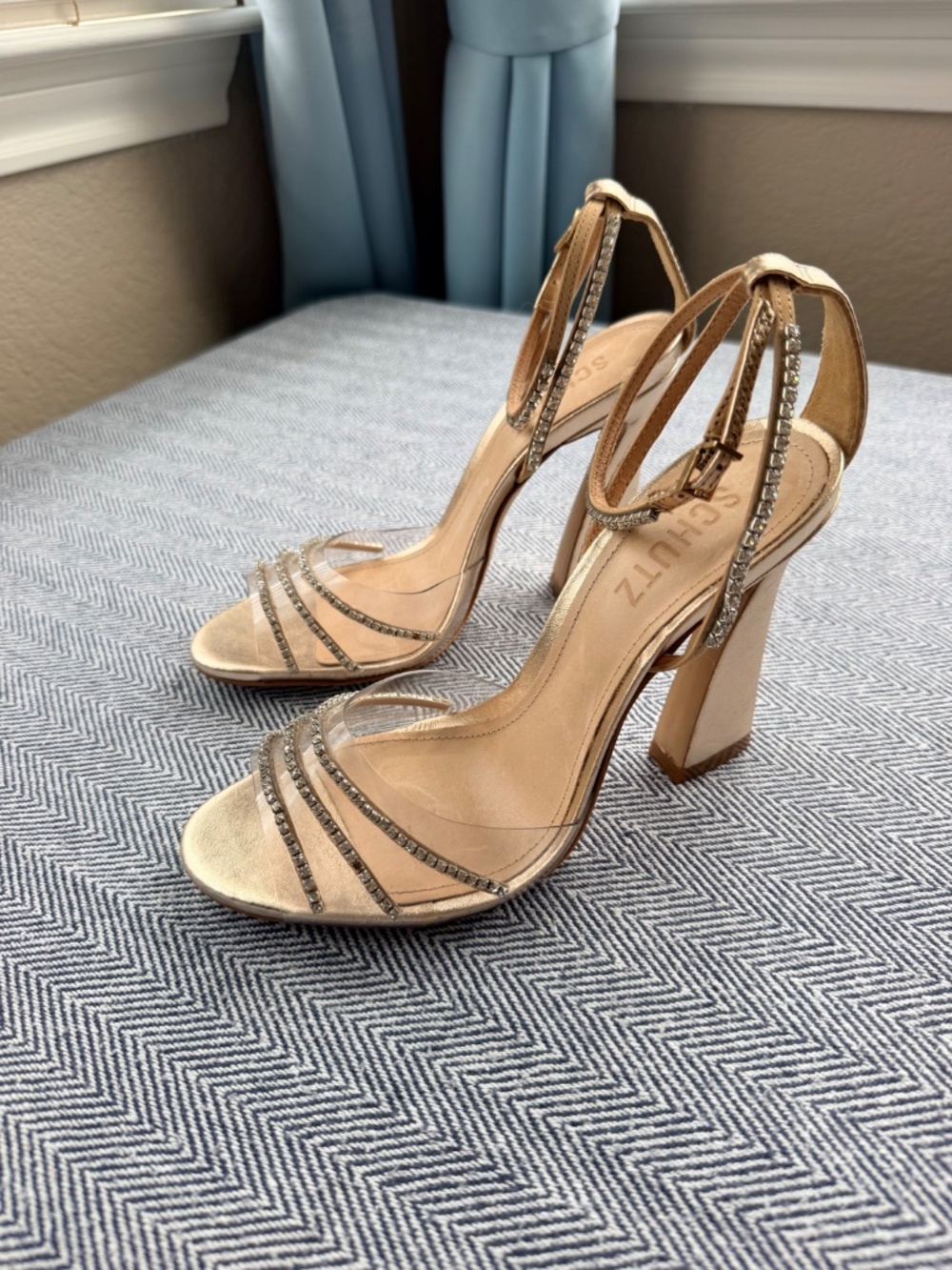 SCHUTZ -  Rhinestone Sandals - Picture 2 of 8